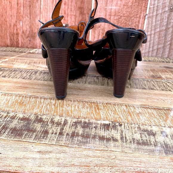 Givenchy black strappy platform sandals women’s size 38 - Picture 5 of 8